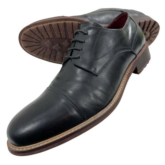 Vintage Foundry Co. Cyrus Black Leather Cap Toe Oxfords Men’s Size 12 main image 10